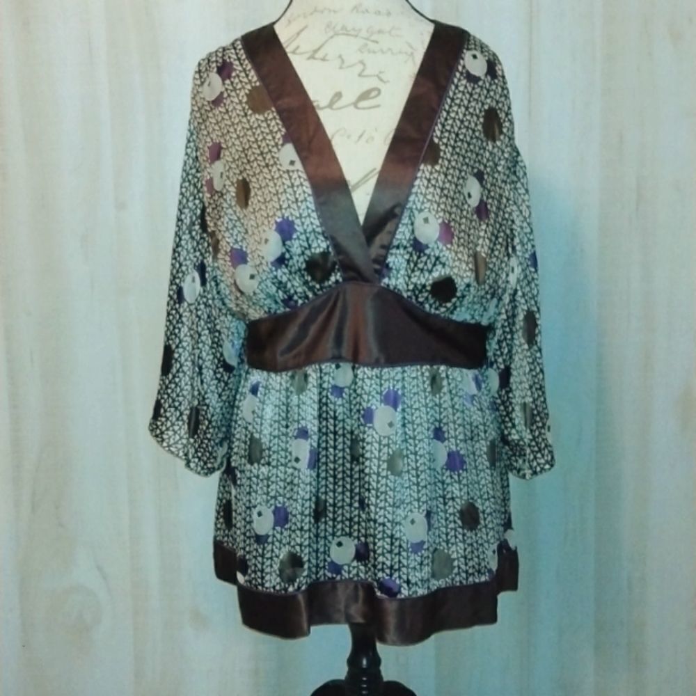 Studio M Woman Diane Shirt Top Blouse 2X XXL